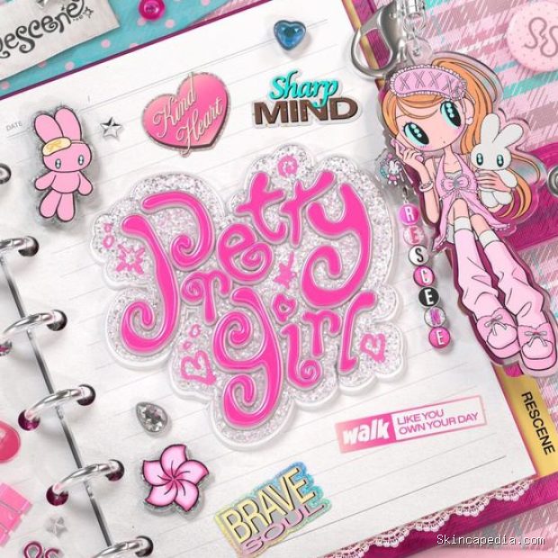 Potret sampul lagu RESCENE 'Pretty Girl'/ Foto: instagram.com/rescene_official RESCENE sukses menyamai energi ceria KARA dalam proyek remake lagu 'Pretty Girl'.
