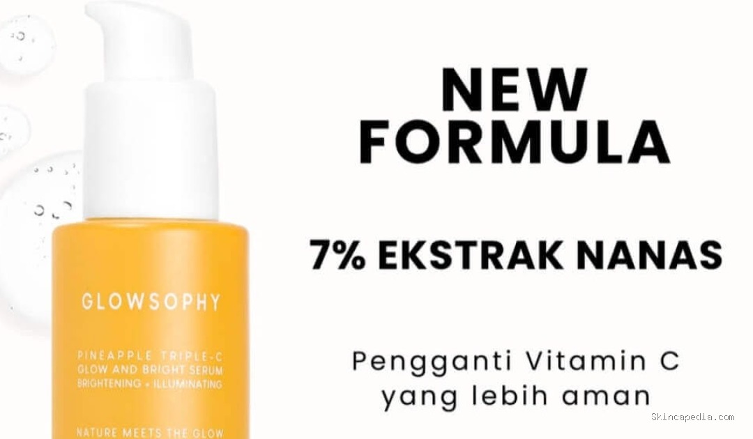 Glowsophy Pineapple Triple-C Glow & Bright Serum: Formula Baru!