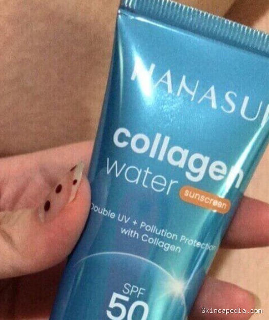 Hanasui Collagen Water Sunscreen: Ingredients SPF 50 PA++++ Ampuh