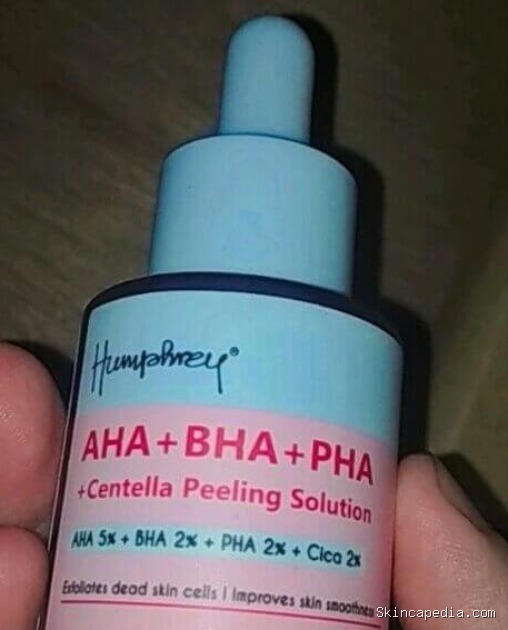 Humphrey Peeling Solution 5% AHA, 2% BHA, 2% PHA, 2% Cica: Cek Ingredients!