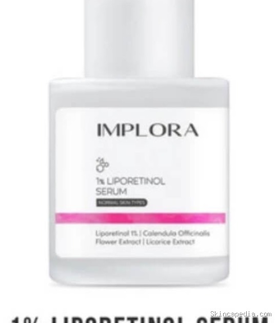 Implora 1% Liporetinol Serum: Cek Ingredients Rahasia Kulit Awet Muda