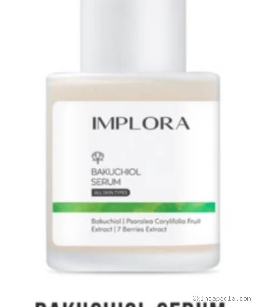 Implora Bakuchiol Serum: Cek Ingredients & Manfaatnya