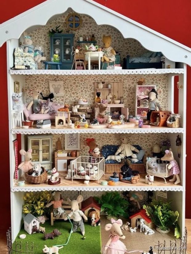 Miniatur Rumah/Foto: instagram.com/@nice.mice.by.bridget Miniatur Rumah