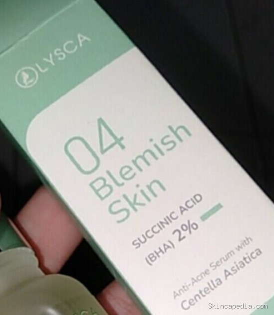Lysca Blemish Skin: Serum Anti Acne Succinic Acid 2% Ampuh
