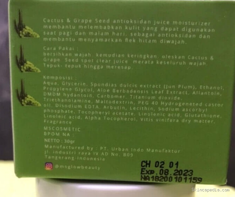 Ms Glow: Cek Ingredients, Aman & Ampuh?