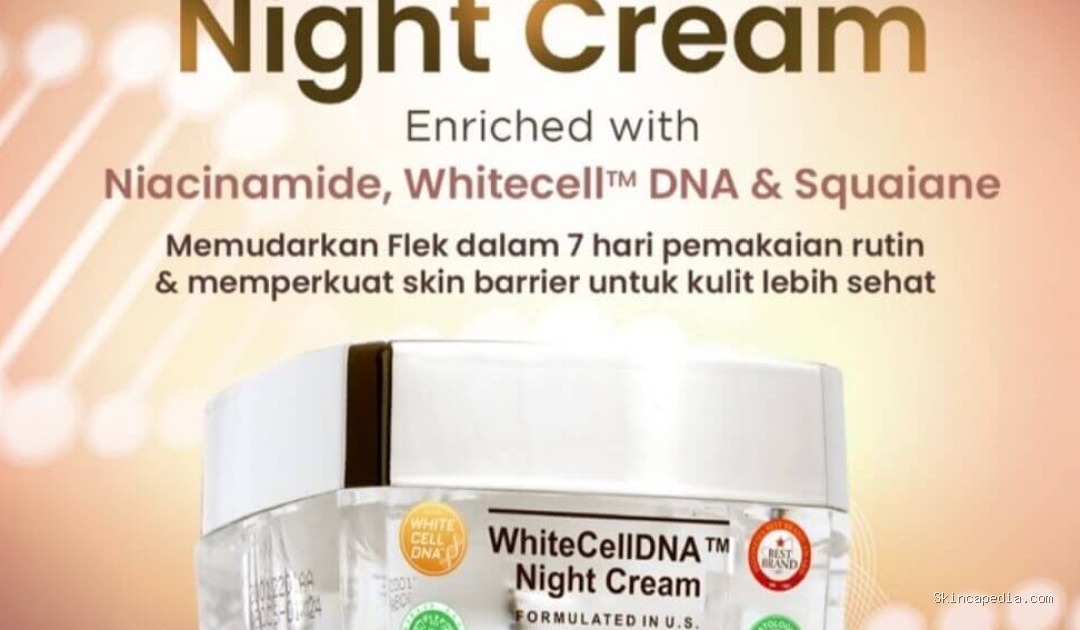 Ms Glow WhiteCellDNA Night Cream: Cek Kandungan Ampuh