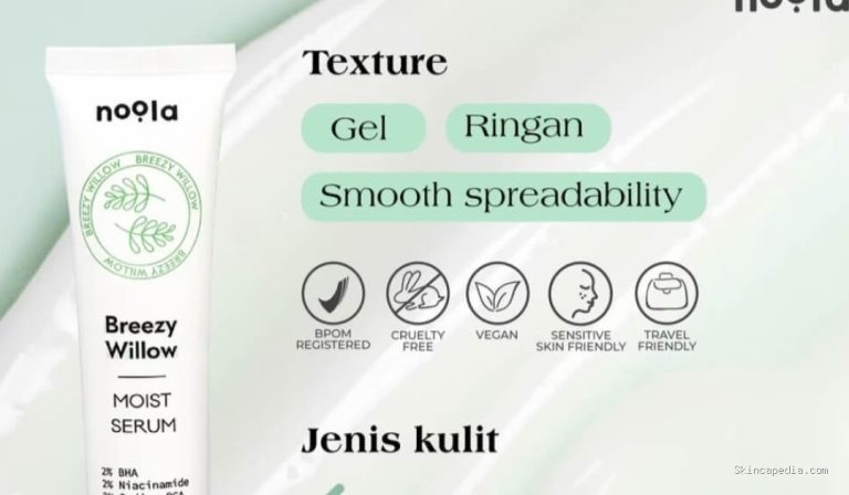 Noola Breezy Willow Moist Serum: Cek Ingredientsnya!