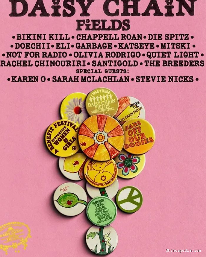 Festival Musik Daisy Chain Fields yang diinisiasi Olivia Rodrigo. Lineup seluruhnya diisi penampil perempuan. Festival Musik Daisy Chain Fields yang diinisiasi Olivia Rodrigo. Lineup seluruhnya diisi penampil perempuan.