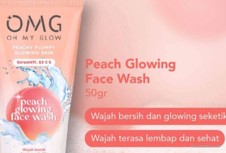 OMG Peach Glowing Facial Wash: Rahasia Kulit Cerah Instan