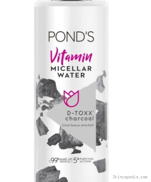 Pond's Vitamin Micellar Water D-Toxx Charcoal: Cek Ingredients