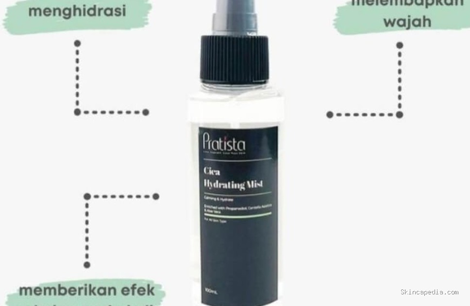 Pratista Cica Hydrating Mist: Cek Ingredients, Manfaat & Review