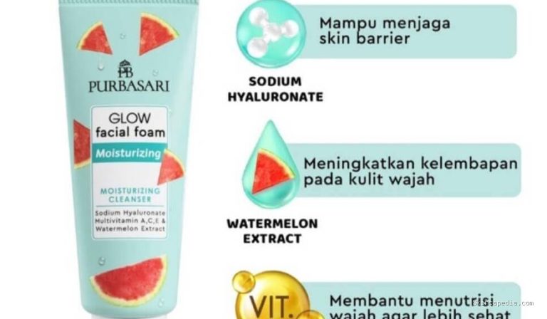 Purbasari GLOW Facial Foam: Rahasia Wajah Cerah Glowing Alami