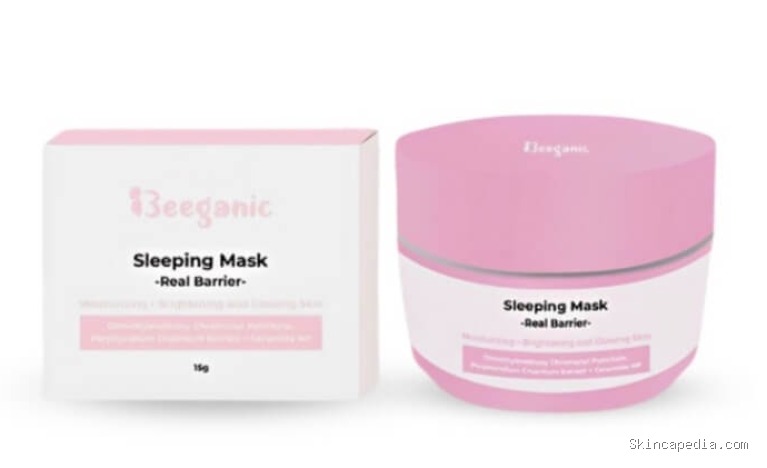 Review Beeganic Real Barrier 2in1 Sleeping Mask Moisturizer, Ampuh?