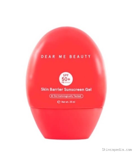 Review Dear Me Beauty Skin Barrier Sunscreen Gel SPF 50+ PA++++