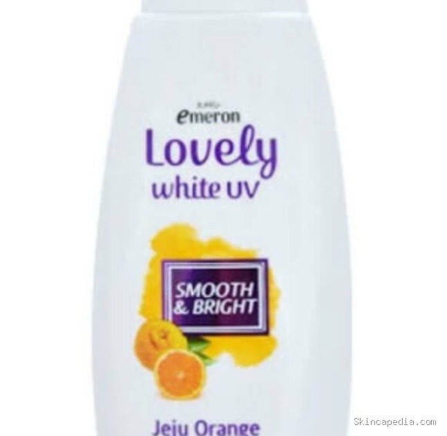 Review Jujur Emeron Lovely White UV Jeju Orange Body Lotion