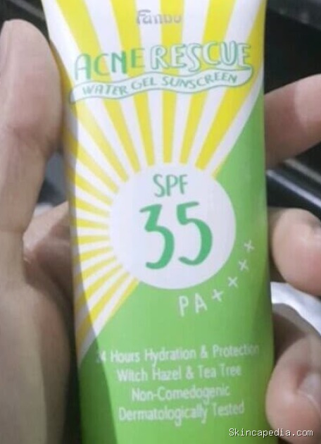 Review Jujur Fanbo Sunscreen Acne Rescue Water Gel SPF 30 PA++++