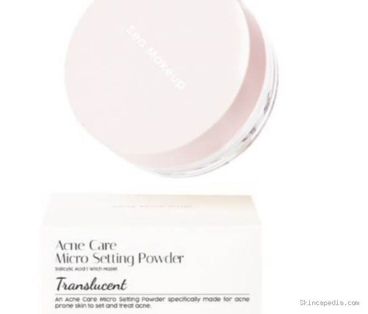Review Jujur SEA Makeup Acne Care Micro Setting Powder, Ampuh?