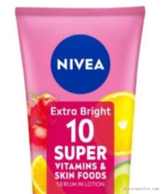 Review NIVEA Extra Bright Body Serum 10 Super Vitamin & Skin Food