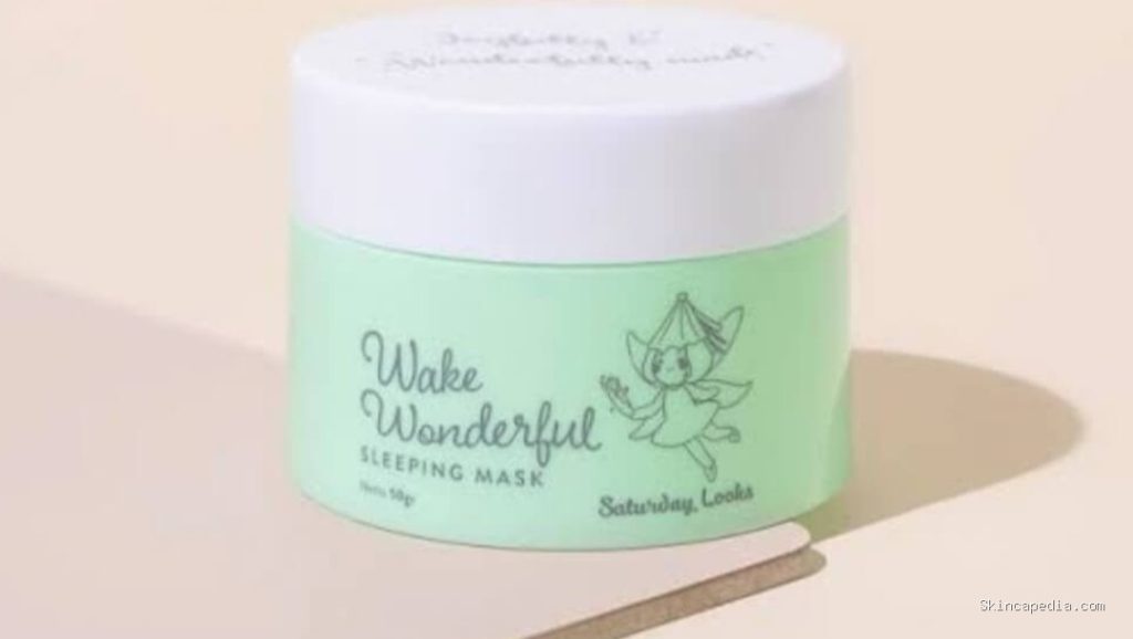 Review Saturday Looks Wake Wonderful Sleeping Mask, Ampuh?