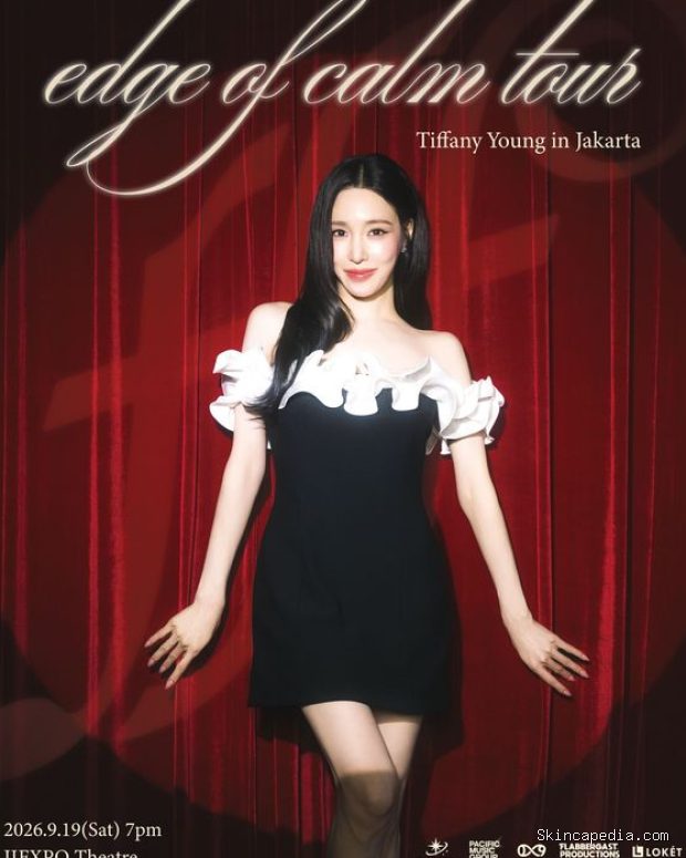 Poster konser Tiffany Young 'Edge of Calm'./ Foto: instagram.com/flabbergastproduction Tiffany Young akan segera menggelar konser 'Edge of Calm' di Jakarta pada September mendatang.