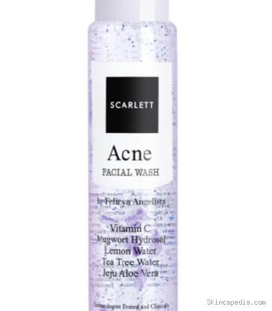 Scarlett Acne Facial Wash: Cek Ingredients & Manfaatnya