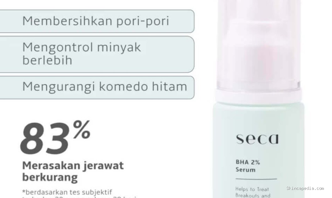 SECA ANTI ACNE SERUM: BHA 2% Atasi Minyak Berlebih