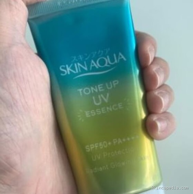Skin Aqua Tone Up Essence Mint Green: Kandungan SPF 50+ PA++++ Terbongkar!
