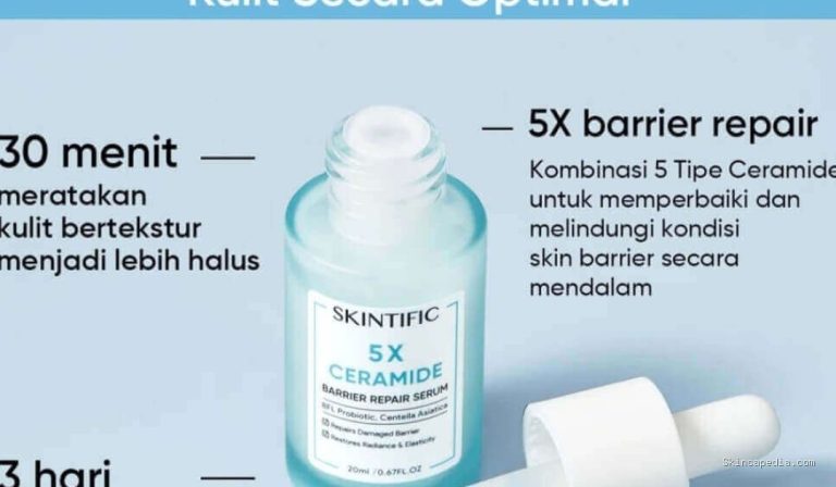 SKINTIFIC 5X Ceramide: Cek Ingredients Serum Ampuh!