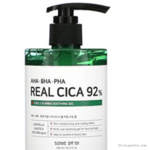 Some By Mi Real Cica 92% AHA BHA PHA Gel: Bahan & Manfaat