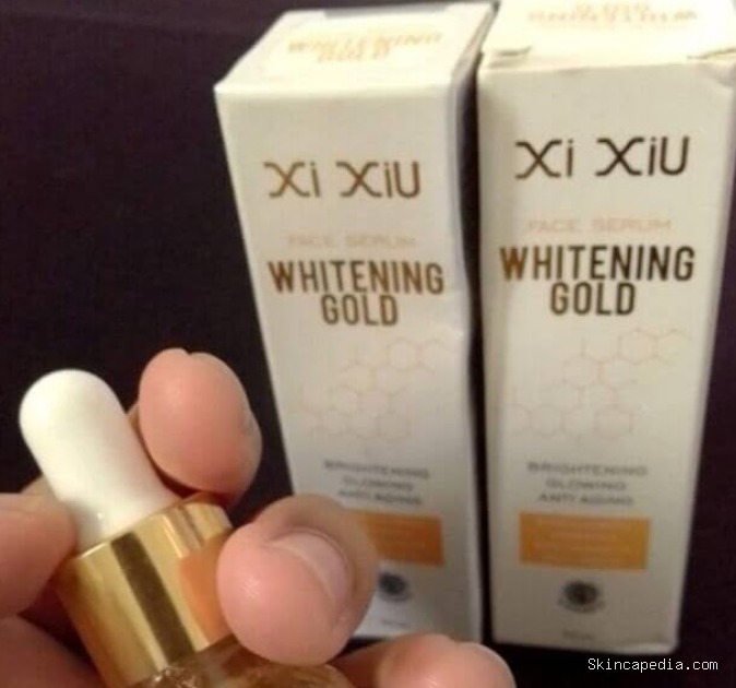 Xi XiU Face Serum Whitening Gold: Cek Ingredients Ampuh
