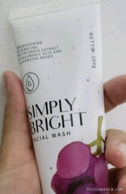 You Simply Bright Face Wash: Grape & Hyaluronic Acid Rahasia Kulit Cerah