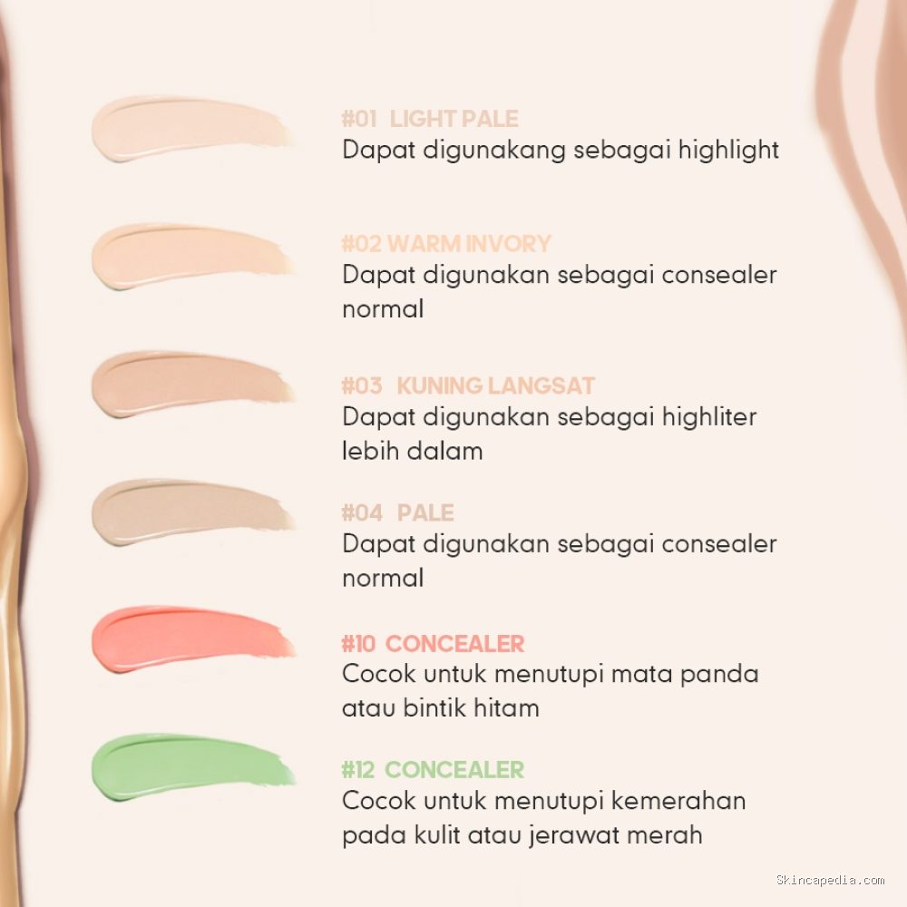 Photo by shopee.co.id - Panduan Memilih Warna Concealer yang Tepat Sesuai Jenis Masalah Kulit