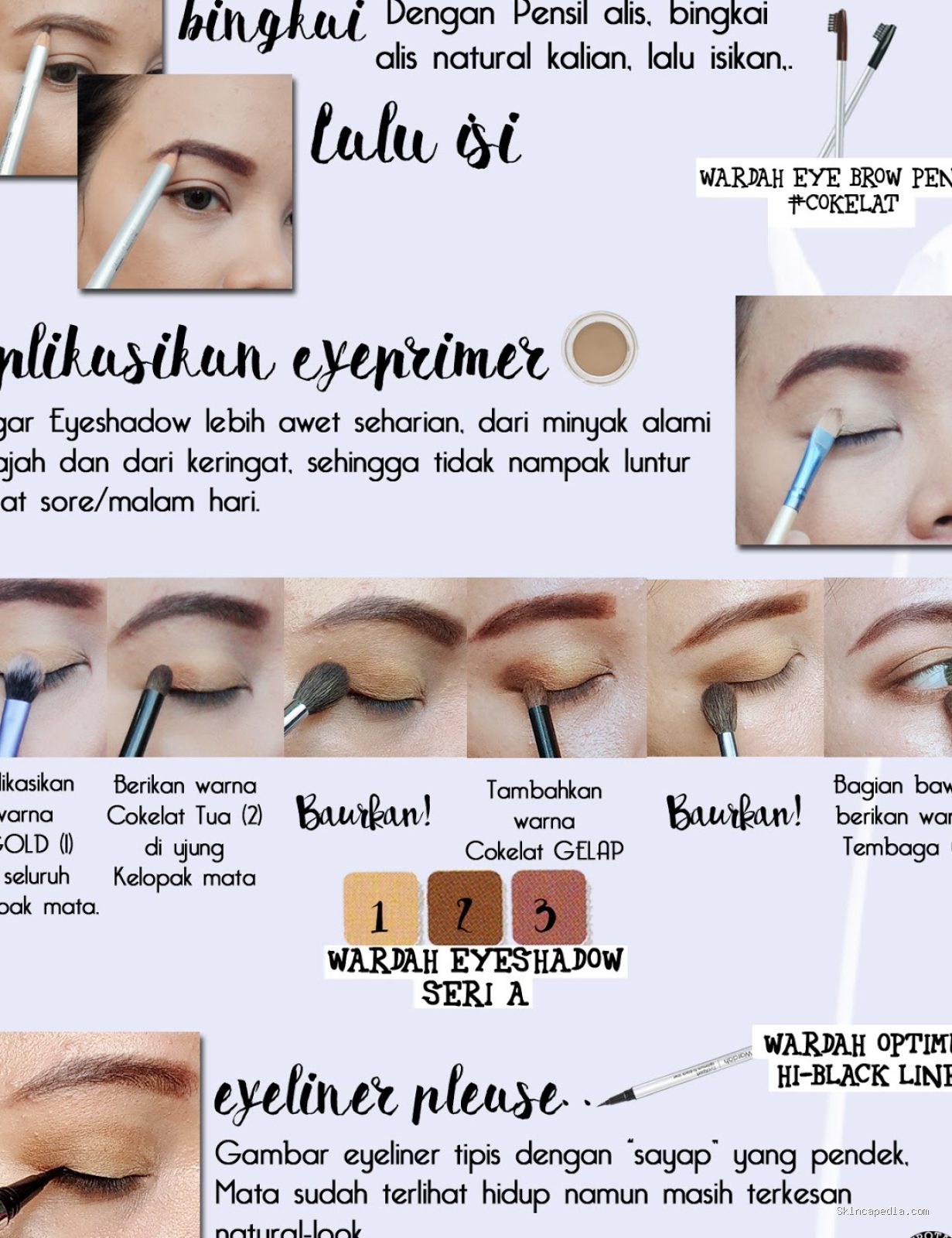 Photo by ayomakeup28.blogspot.com - Panduan Menggambar Alis Natural agar Tidak Terlihat Tebal