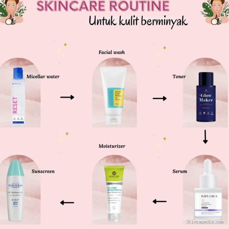 Photo by uk.pinterest.com - Urutan Skincare Kulit Berminyak yang Ringan dan Efektif